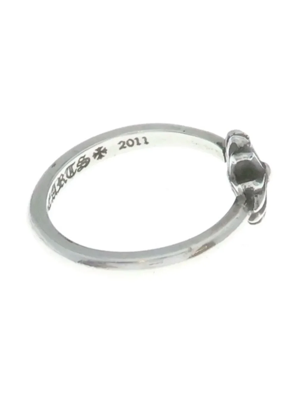 Chrome Hearts Bubblegum CH Pls Bubble Gum CH Pla Sling Silver Bca Ring